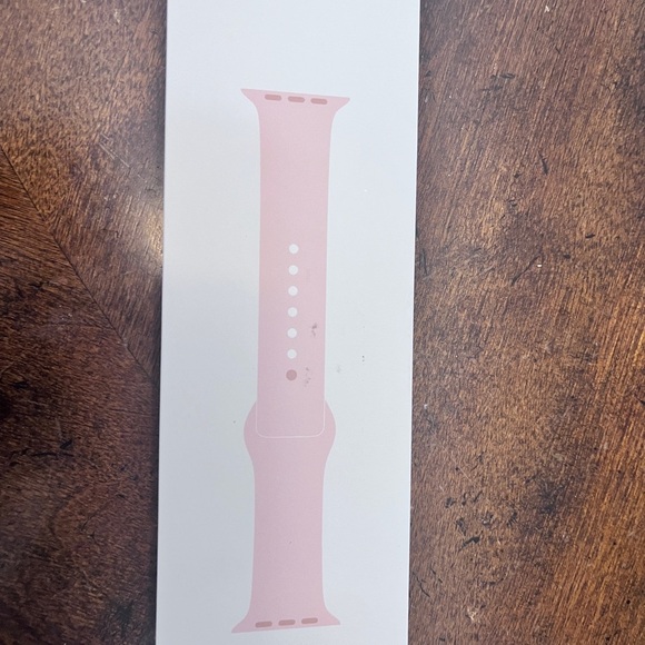 Apple Watch Sport Band - Gold Stainless Steel Pin - Pink Sand (New in Box) - Picture 14 of 15